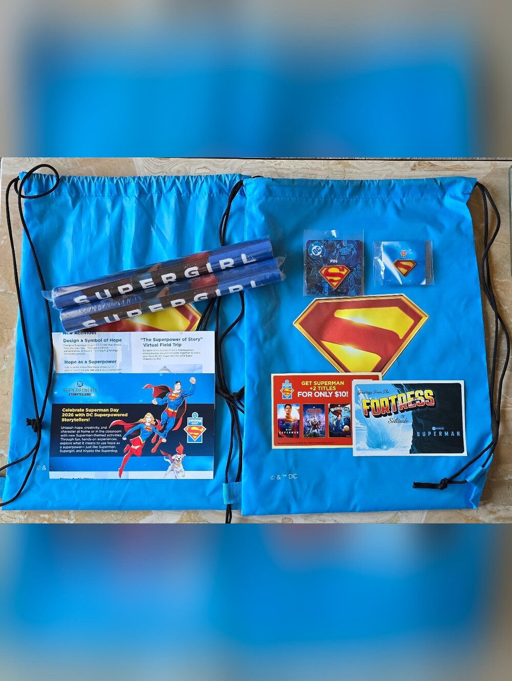 Exclusive Superman Merch Set